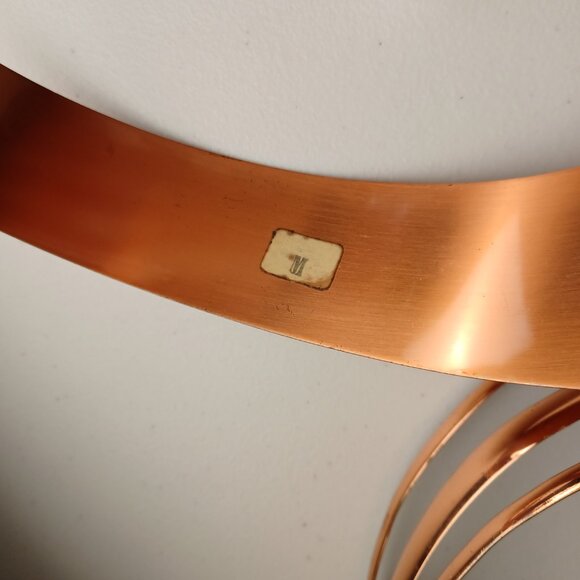Midcentury Vintage Copper Waist Belt, 27 - 32", Renoir-Style - Picture 12 of 13